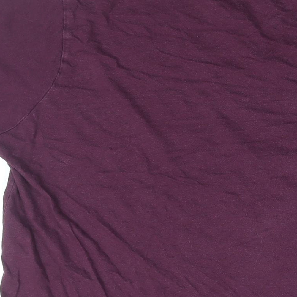 Disney Womens Purple Solid Cotton Top Pyjama Top Size XL - Lady and the Tramp, Meet Me Under The Stars