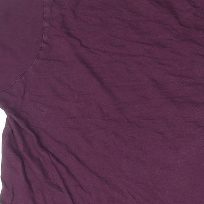 Disney Womens Purple Solid Cotton Top Pyjama Top Size XL - Lady and the Tramp, Meet Me Under The Stars