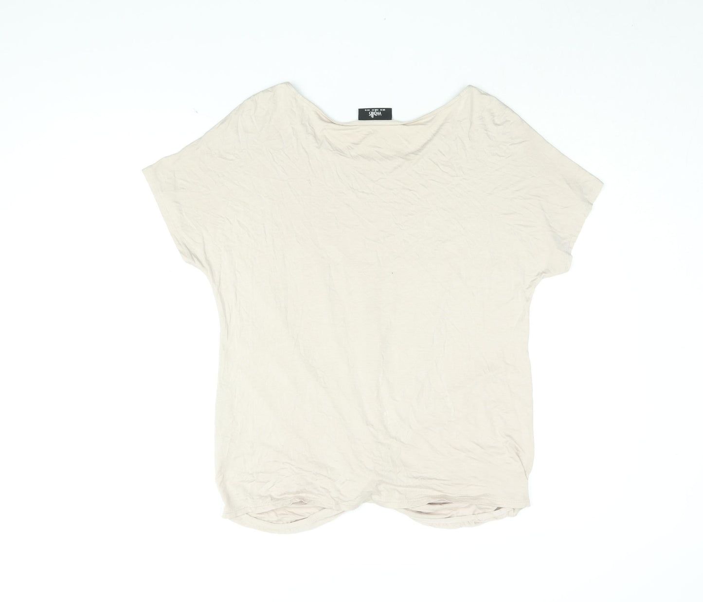 Womens UK Size 16 Wallis Pink Basic T-Shirt