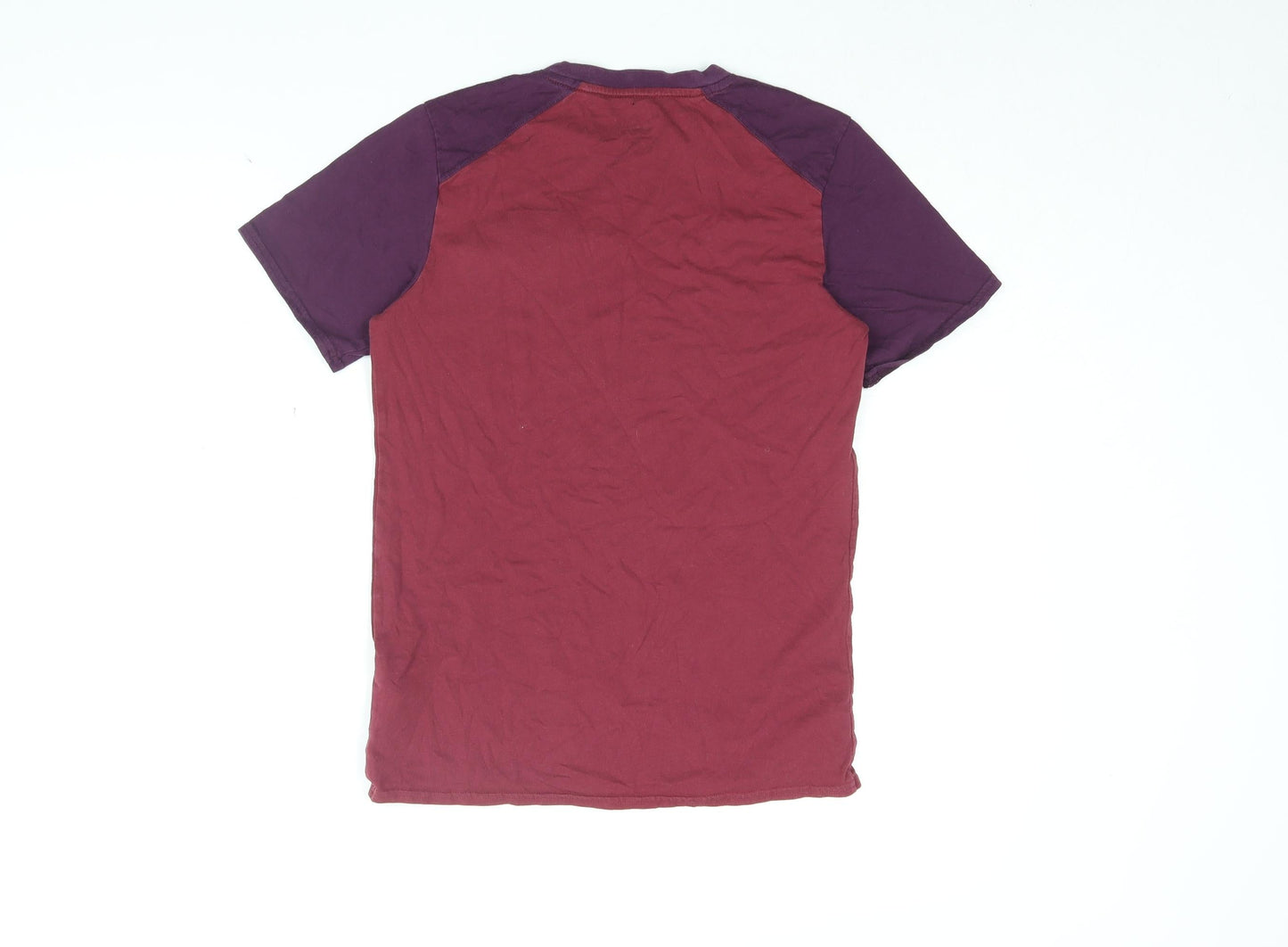 Umbro Boys Red Cotton Basic T-Shirt Size 13 Years Round Neck Pullover - West Ham United