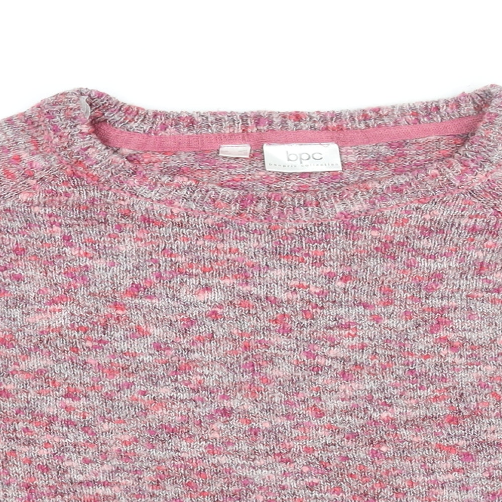 Womens UK Size M Bpc Pink Pullover Jumper