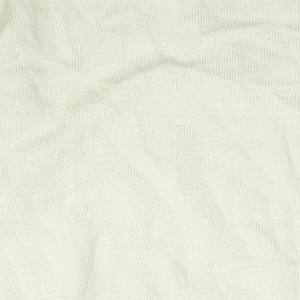Roberto Mens Beige V-Neck Acrylic Pullover Jumper Size XL Long Sleeve