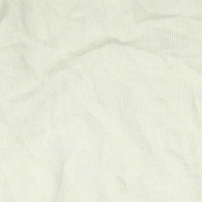 Roberto Mens Beige V-Neck Acrylic Pullover Jumper Size XL Long Sleeve