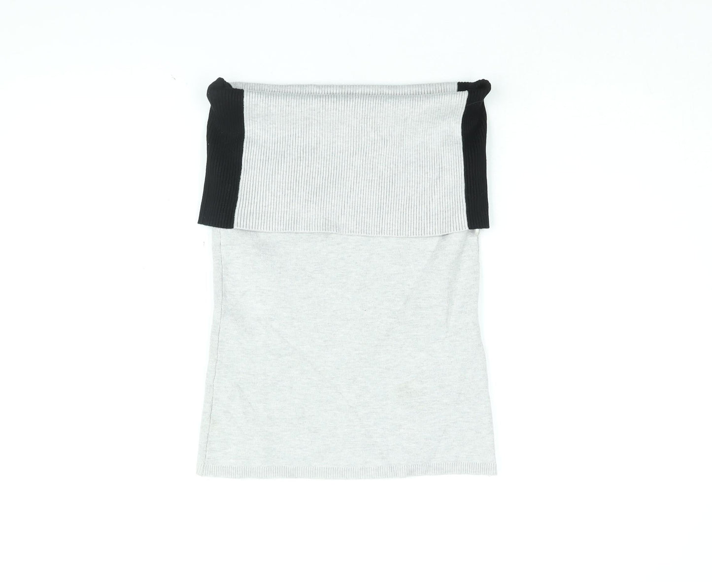Womens UK Size XS Lindex Grey Basic T-Shirt