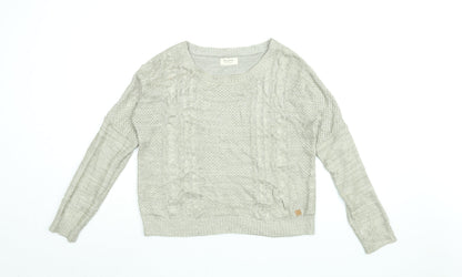 Womens UK Size M NUMPH Gold Pullover Jumper