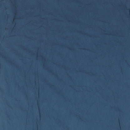 Lee Cooper Mens Blue Cotton T-Shirt Size S Round Neck - Lee Cooper Originals