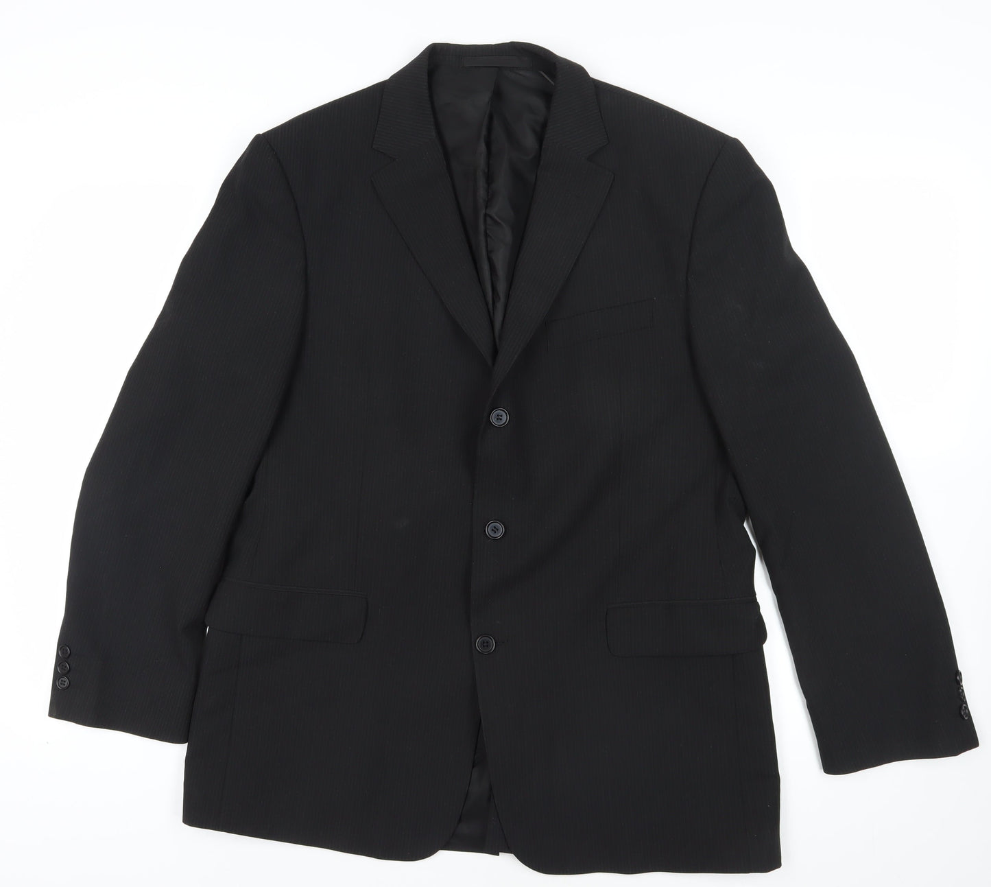 Mens UK Size 42 Marks and Spencer Regular Black Suit Jacket