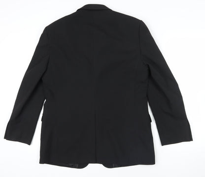 Mens UK Size 42 Marks and Spencer Regular Black Suit Jacket