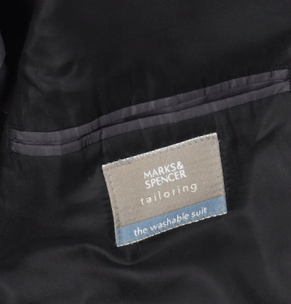 Mens UK Size 42 Marks and Spencer Regular Black Suit Jacket