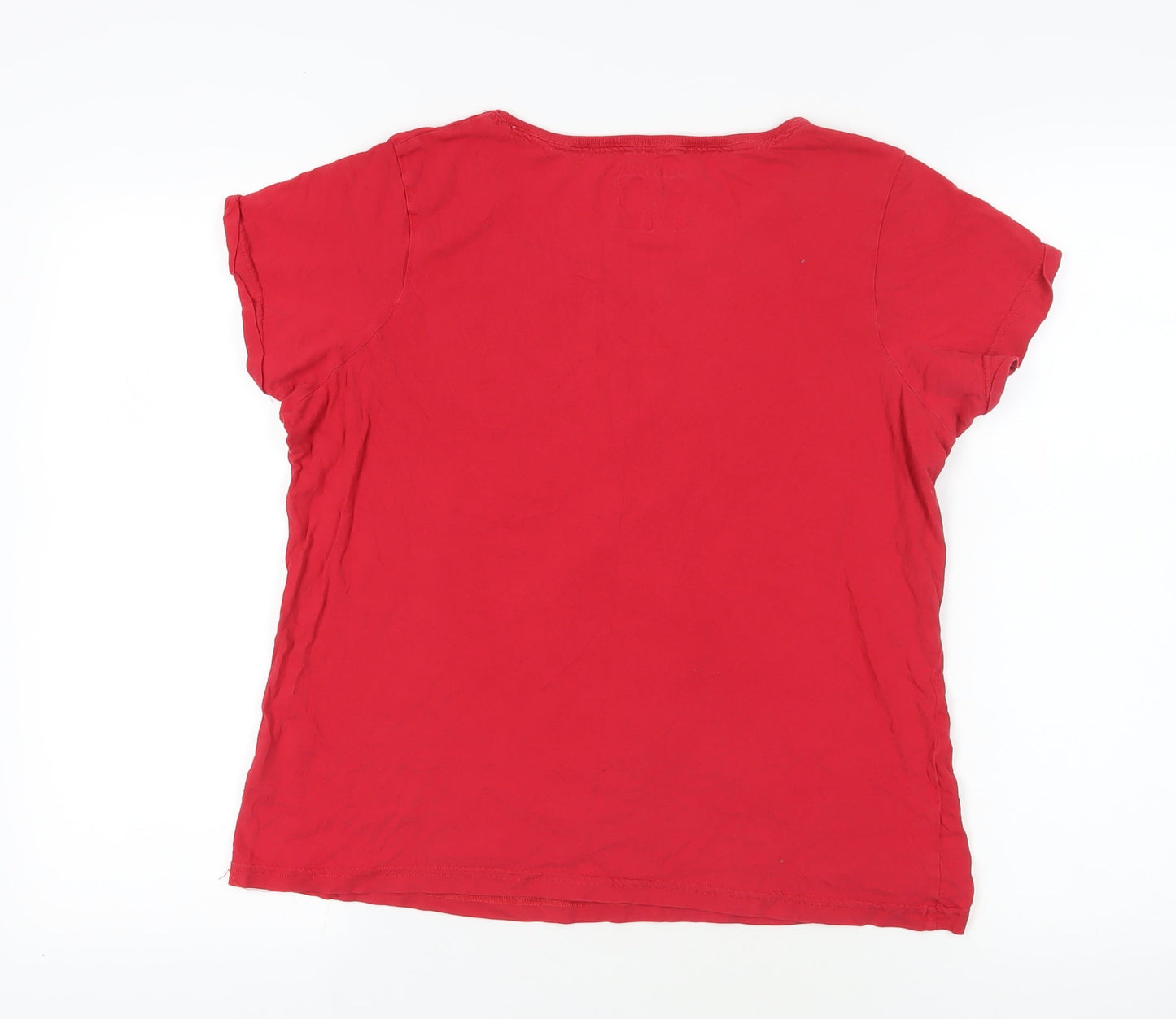 Womens UK Size 16 Despicable Me Red Basic T-Shirt