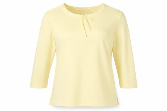 Womens UK Size 16 Damart Yellow  Blouse