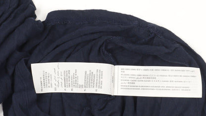 Womens UK Size XS Hollister Blue Basic T-Shirt