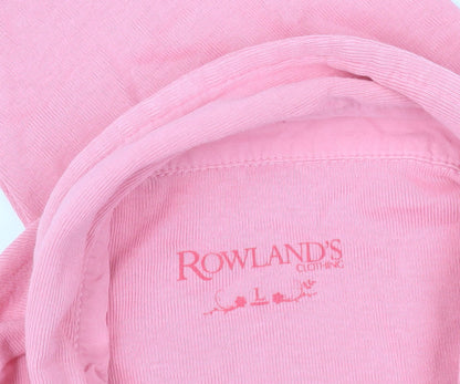 Rowland's Pink Polo Shirt L
