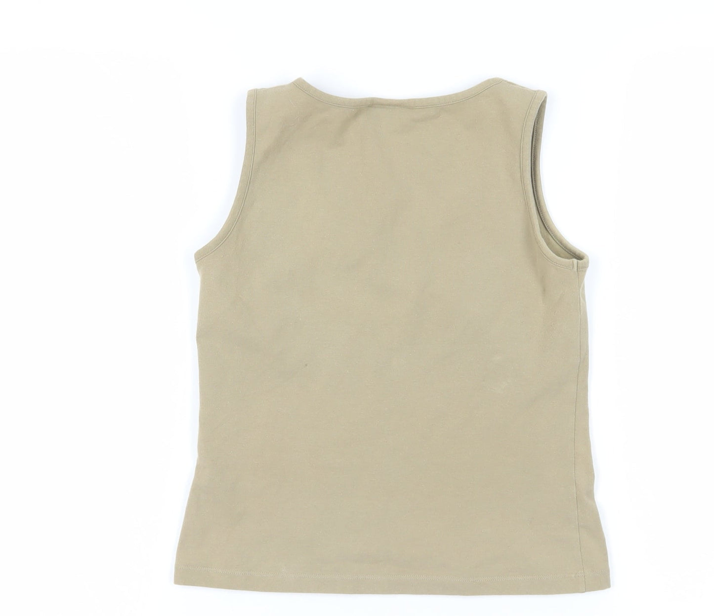 Toggi Beige Tank Top, Size 10, Sleeveless Basic Style