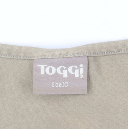 Toggi Beige Tank Top, Size 10, Sleeveless Basic Style