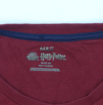 Marks and Spencer Red Harry Potter T-Shirt, Size 14-15 Years