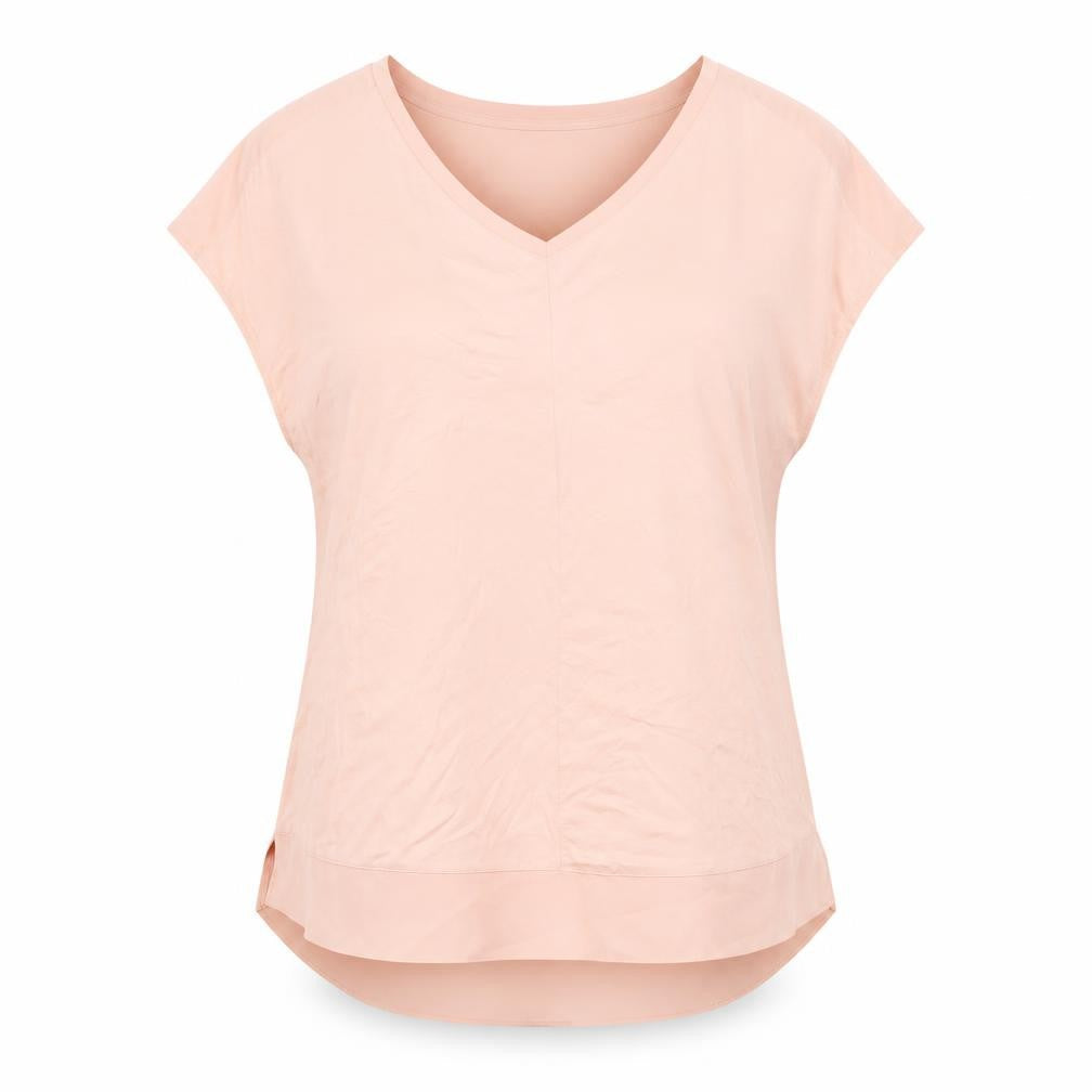 Womens UK Size M Halston Pink Basic T-Shirt