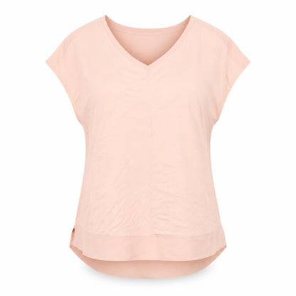 Womens UK Size M Halston Pink Basic T-Shirt