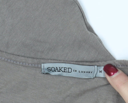 Womens UK Size M Soaked in Luxury Beige  Tank