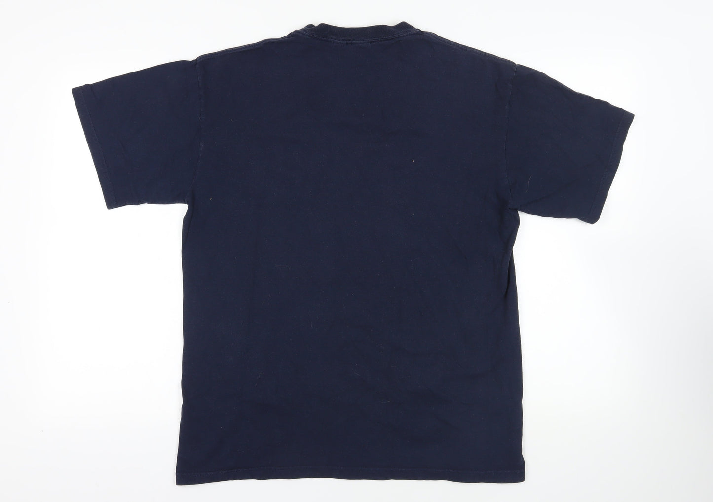 Gear for Sports Blue Cotton Crew Neck T-Shirt L