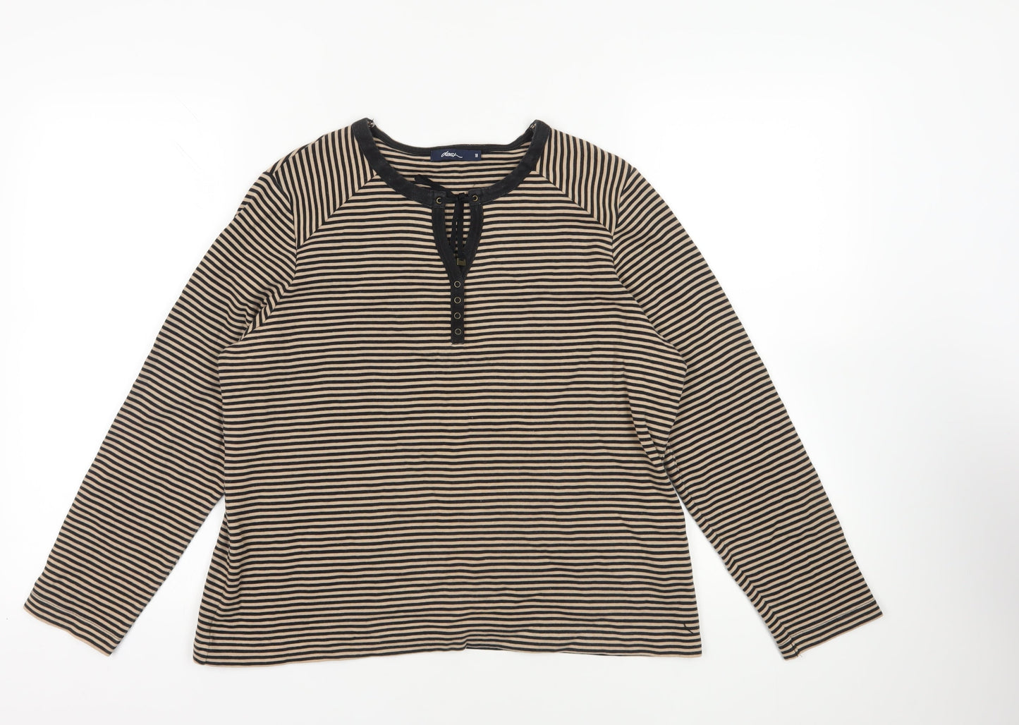 Womens UK Size 18 DASH Brown  T-Shirt