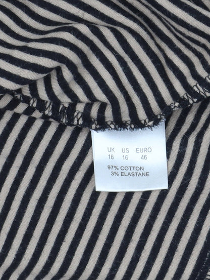 Womens UK Size 18 DASH Brown  T-Shirt