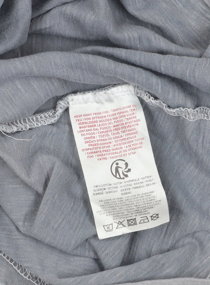 Tokyo Laundry Grey Graphic Print T-Shirt, L