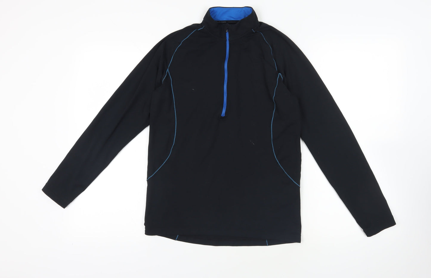 Ronhill Black Long Sleeve Pullover Sweatshirt L