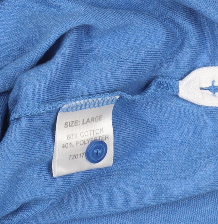 Greenwoods Blue Large Polo Shirt Short Sleeve