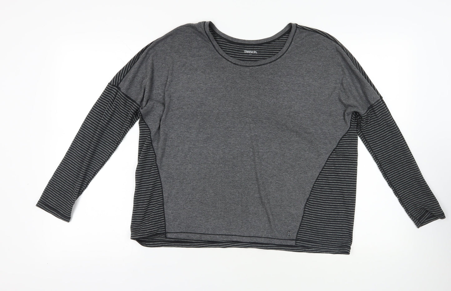 Womens UK Size S Bench Grey Basic T-Shirt