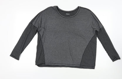 Womens UK Size S Bench Grey Basic T-Shirt
