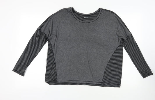 Womens UK Size S Bench Grey Basic T-Shirt