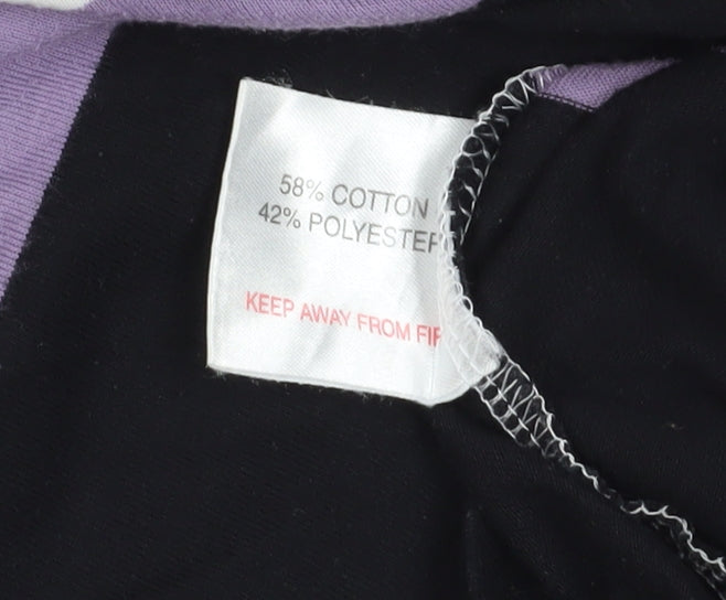 EWM Multicoloured Striped Polo Shirt L