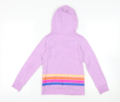 Converse Girls' Purple Logo Hoodie, 9-10 Years