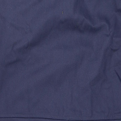 Flametex Mens Blue Cotton Carpenter Trousers Size XL L28 in Regular Snap - Full Length 64'' Coverall Workwear