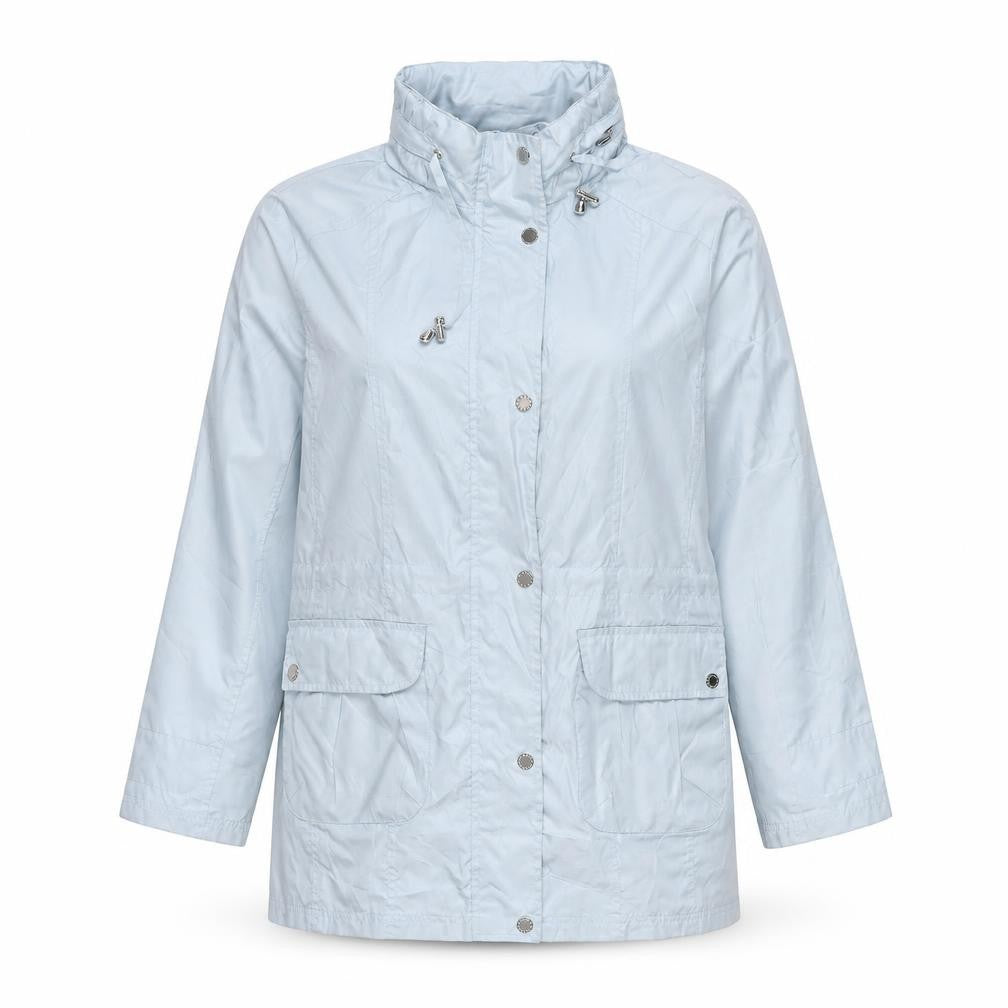 Womens UK Size 14 Finesse Blue Rain Coat