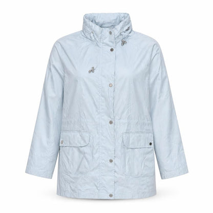 Womens UK Size 14 Finesse Blue Rain Coat