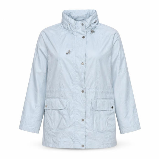 Womens UK Size 14 Finesse Blue Rain Coat