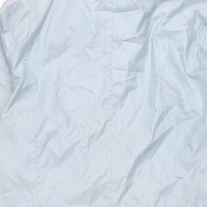 Womens UK Size 14 Finesse Blue Rain Coat