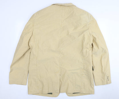 Mens UK Size 44 STONES Regular Beige Suit Jacket
