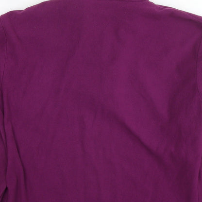 Mountain Life Womens Purple Polyester Pullover Sweatshirt Size 8 Pullover