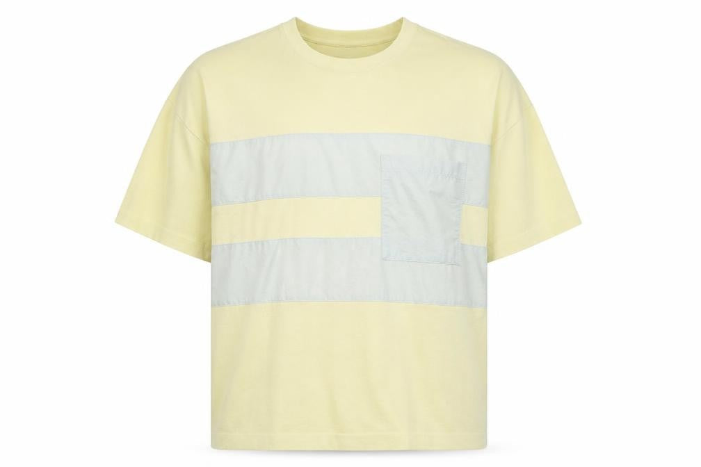 Womens UK Size L Zara Yellow Basic T-Shirt