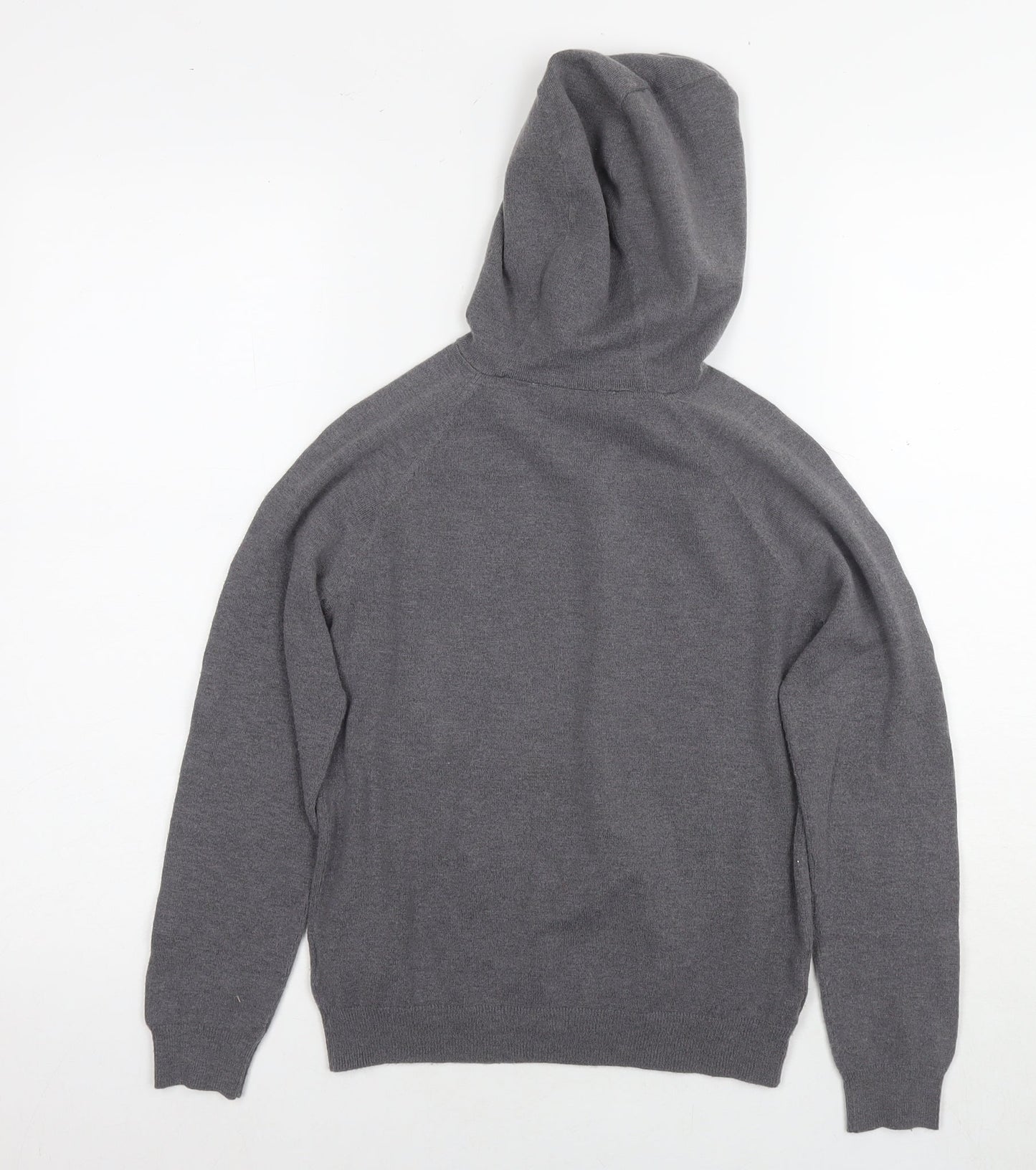 Very Girls Grey Polyester Pullover Hoodie Size 11-12 Years Pullover - Glitter Detail