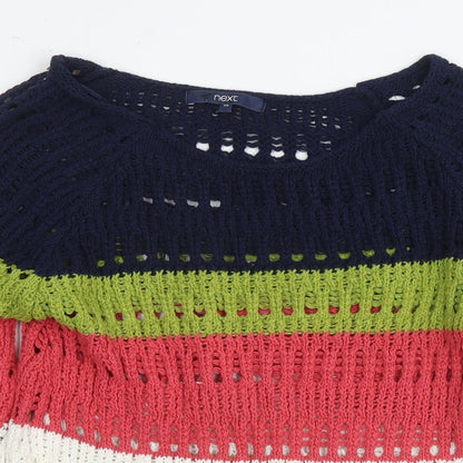 Womens UK Size XS NEXT Multicoloured Pullover Jumper