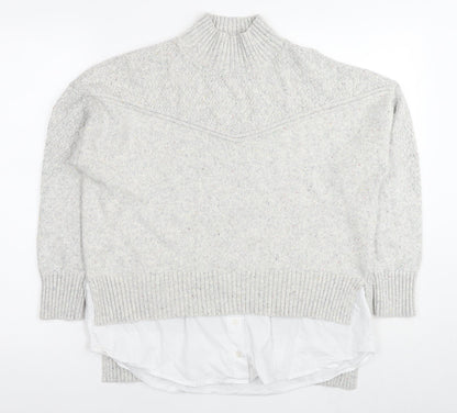 Womens UK Size M NEXT Grey Pullover Jumper