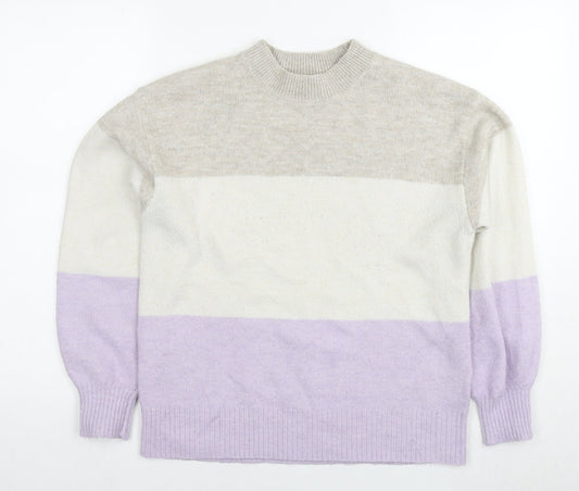 Womens UK Size S H&M Multicoloured Pullover Jumper