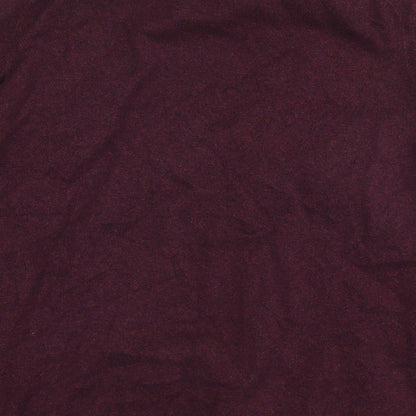 NEXT Mens Purple Round Neck Cotton Pullover Jumper Size XL Long Sleeve