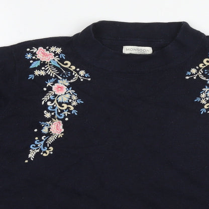 Womens UK Size 16 Monsoon Blue Pullover Jumper