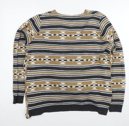 Womens UK Size M NEXT Multicoloured Cape Jumper
