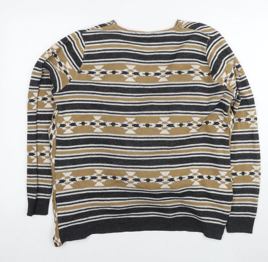 Womens UK Size M NEXT Multicoloured Cape Jumper